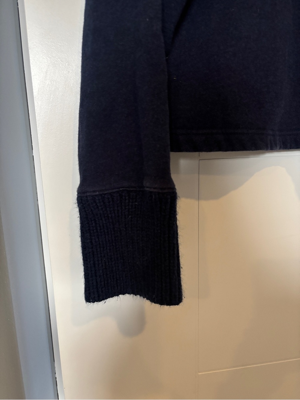 Roots Navy Cropped Turtleneck Sweater - Picture 6 of 10